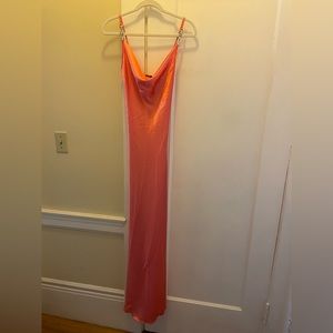 Beautiful long coral dress